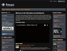 Tablet Screenshot of filmmakerssocialnetwork.com